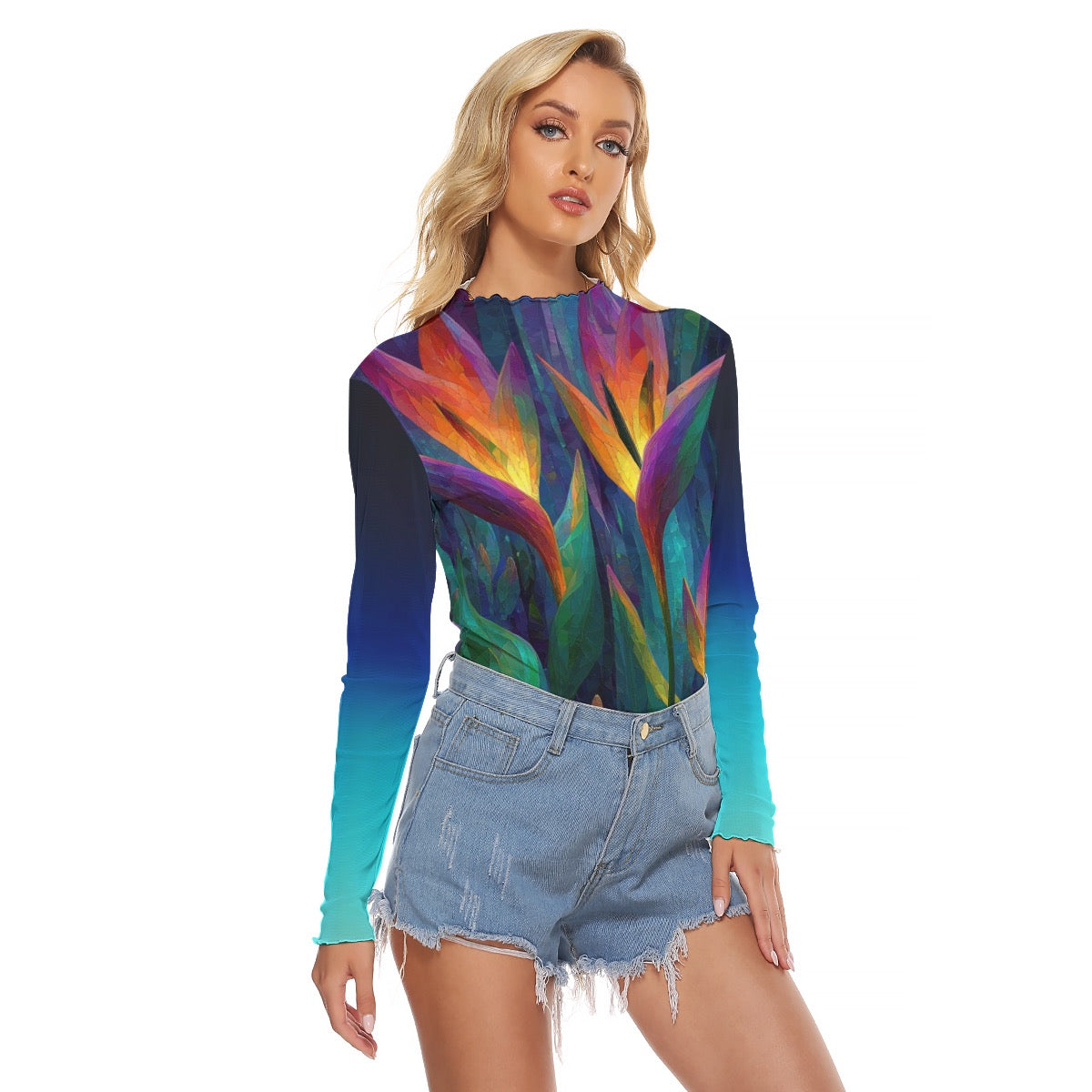 All-Over Print Women's Mesh T-shirt